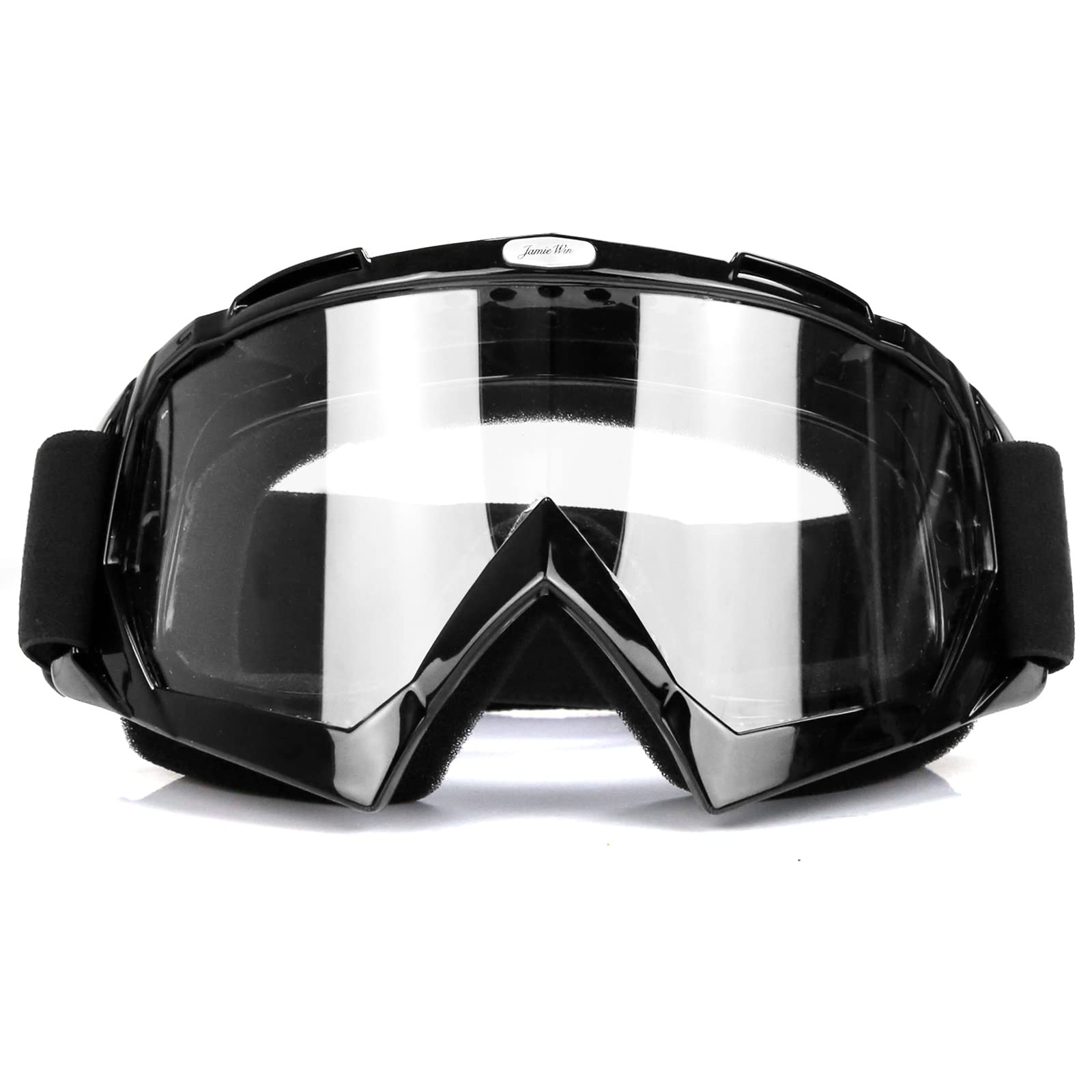 Jamiewin Atv Dirt Bike Motorcycle Utv Mx Otg Offroad Goggles Clear Lens Anti Uv Dustproof Anti Fog Racing Skiing Goggles For Men